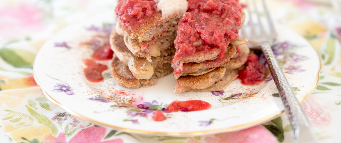 Apple Spice Pancakes • Joyous Well being