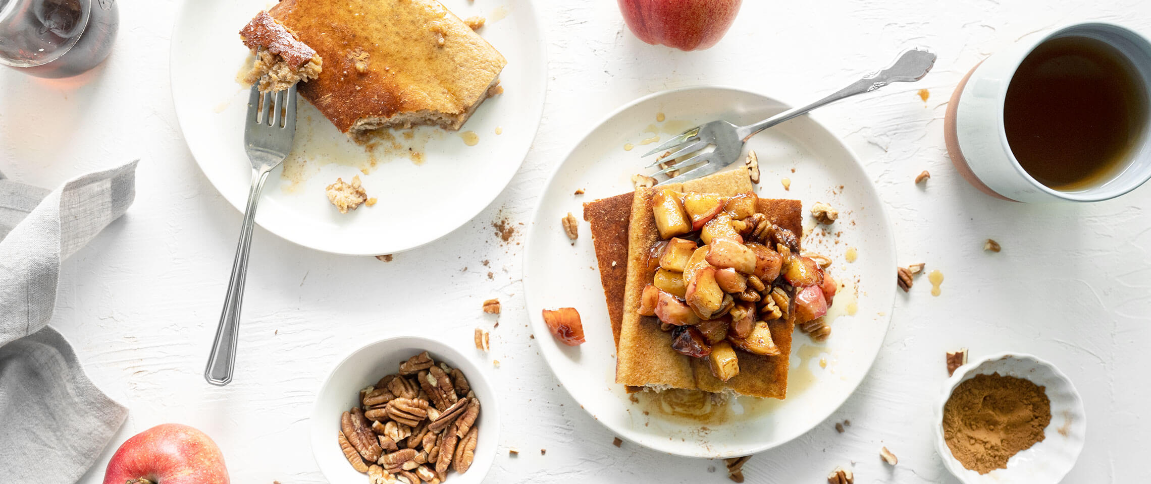 Baked Apple Cinnamon Pancakes • Joyous Well being