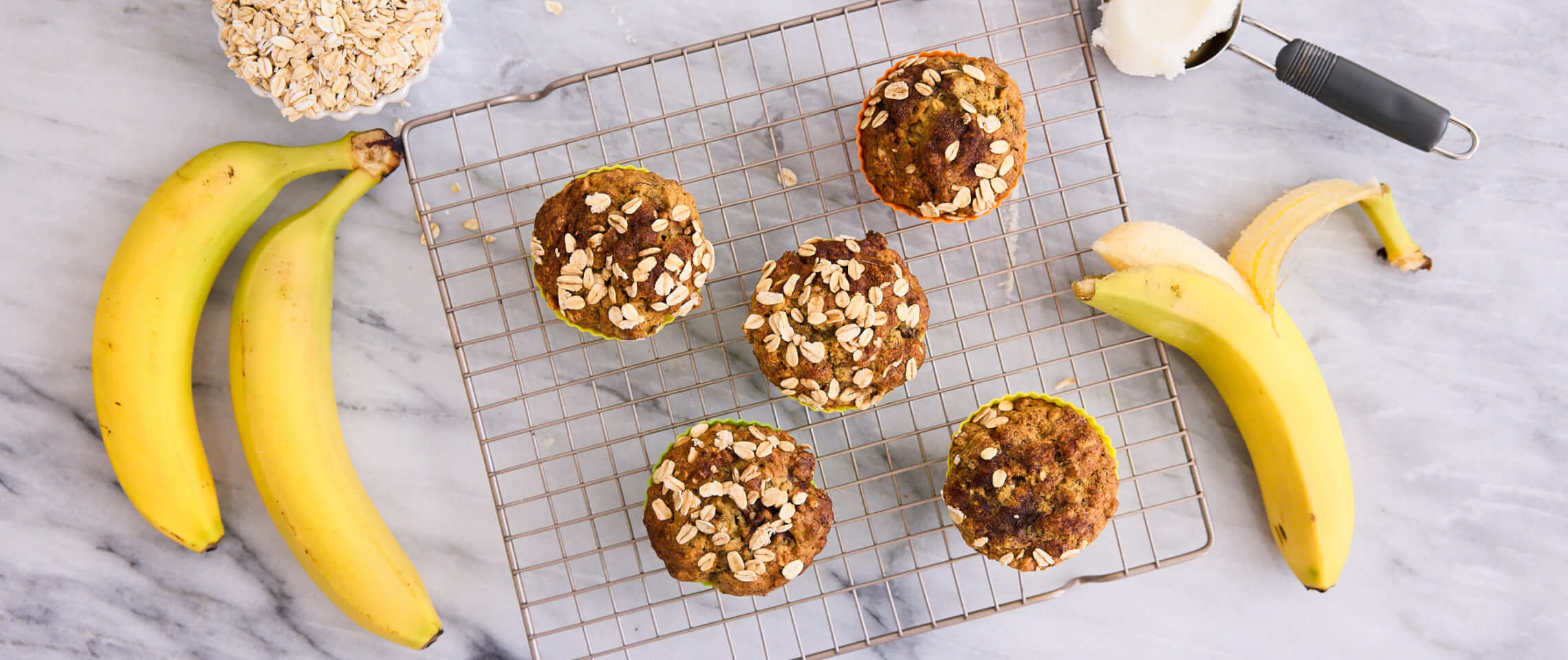 Banana Oat Muffins • Joyous Well being